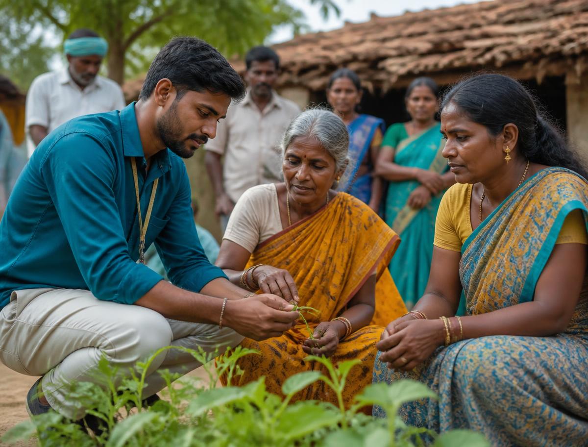 Rural support community service by Rtam Trust